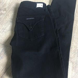Hudson Collin skinny black jeans